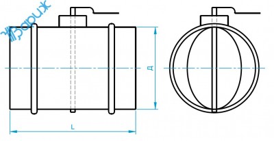 Дроссель клапан дк